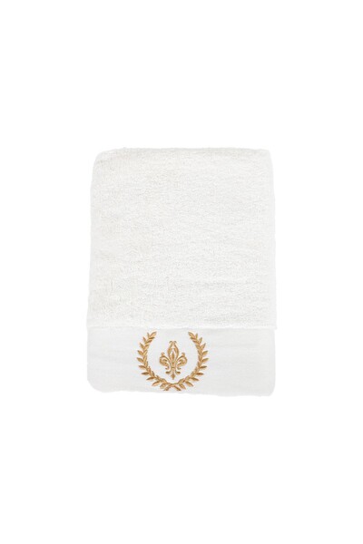 ECOCOTTON - Ecocotton Aslışah Organic Cotton Embroidered Men's Face Towel 50x90 cm