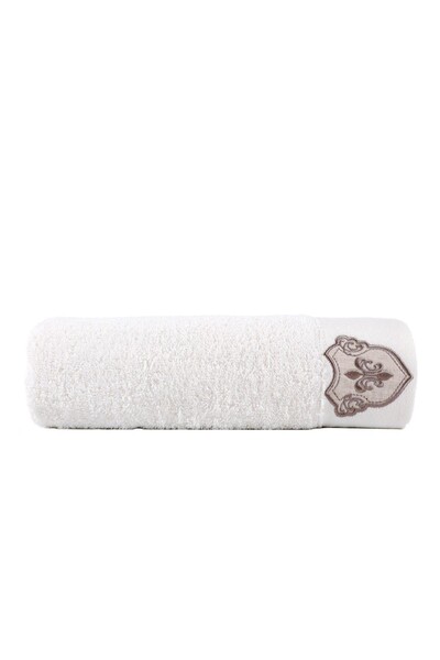 ECOCOTTON - Ecocotton Ayliz Organic Cotton Embroidered Men's Bath Towel 80x150 cm (1)