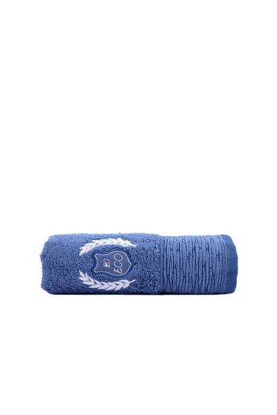 ECOCOTTON - Ecocotton Derin Organic Cotton Embroidered Men's Face Towel 50x90 cm (1)