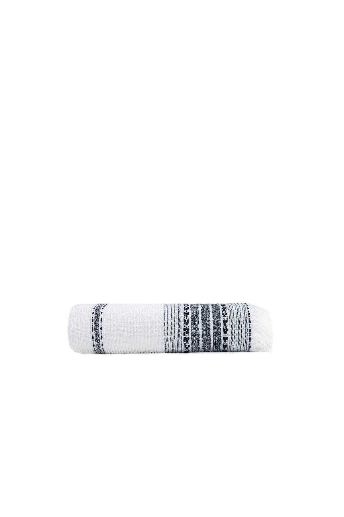 Ecocotton Izgı Organic Cotton Face Towel 50x90 Cm