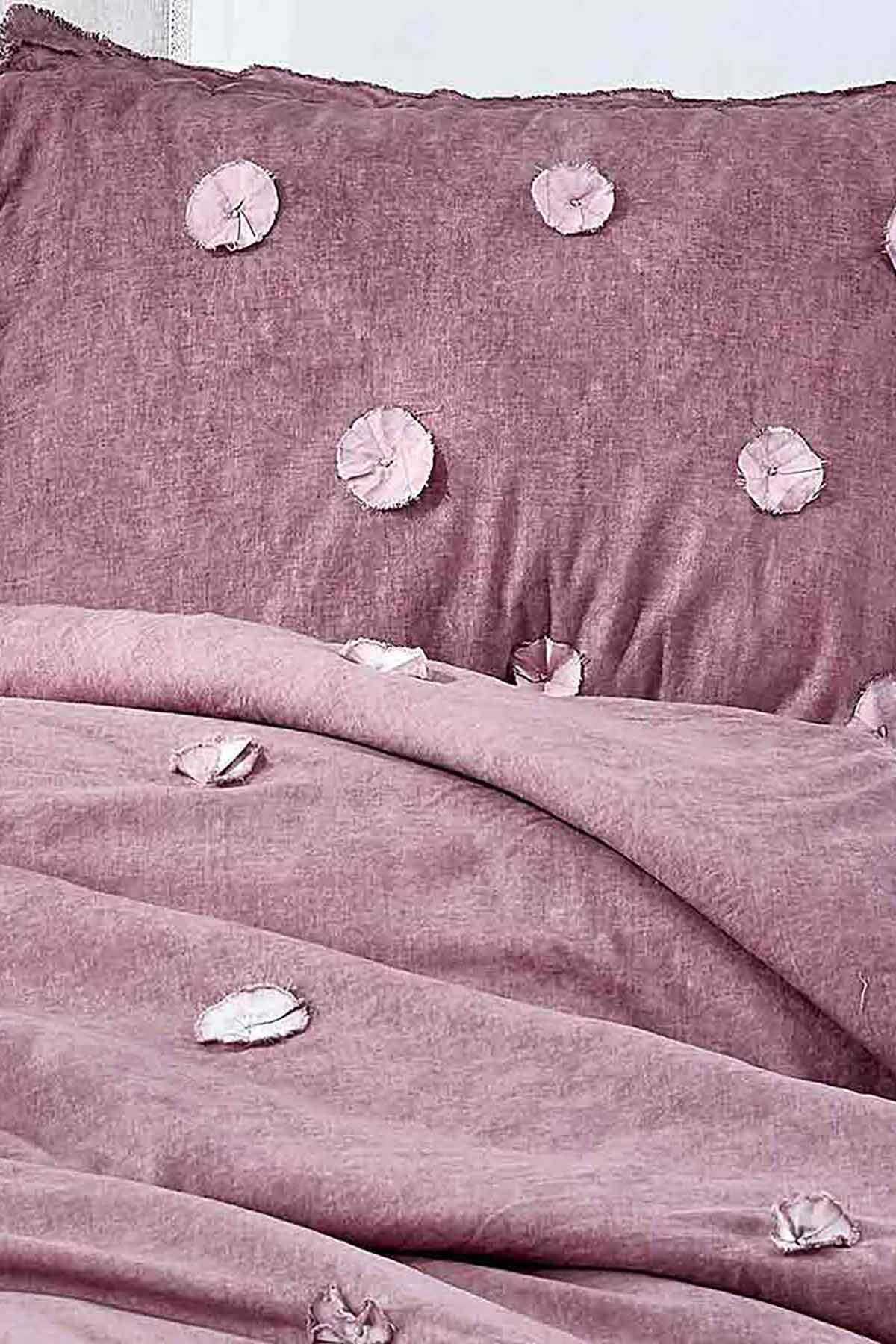 Ecocotton Nisa Cotton Linen Double Bedspread