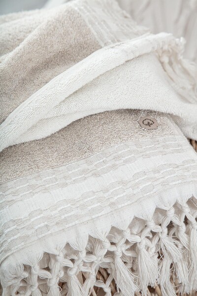 ECOCOTTON - Ecocotton Ramina Organic Cotton Woman's Face Towel 50x90 cm