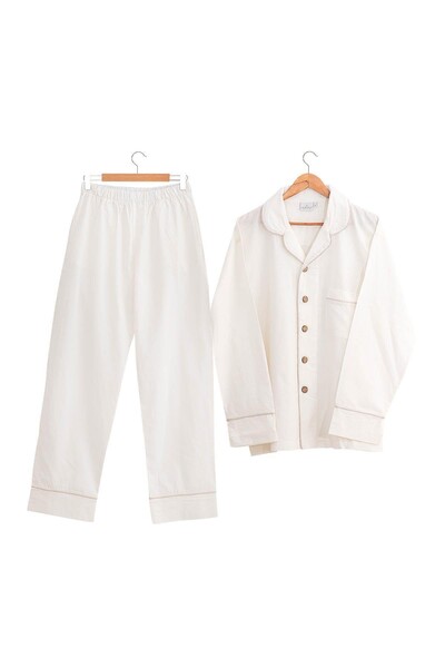 ECOCOTTON - Ecocotton Reya Organic Cotton Linen Men's Pyjamas Set (1)