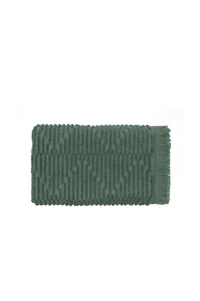 GREEN BLACK - Green Black Anisa Cotton Jacquard Face Towel 50x90 Cm (1)