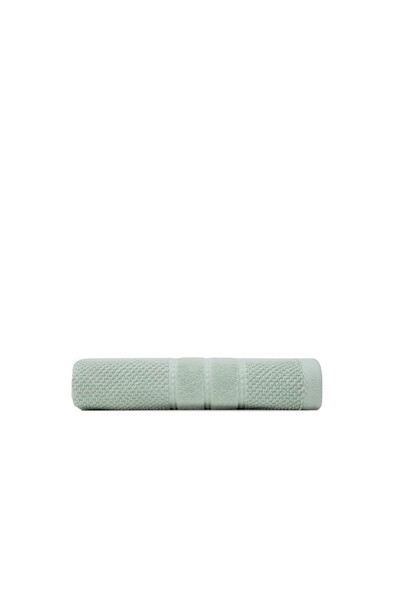 ECOCOTTON - Green Black Anna Cotton Jacquard Face Towel 50x90 Cm (1)