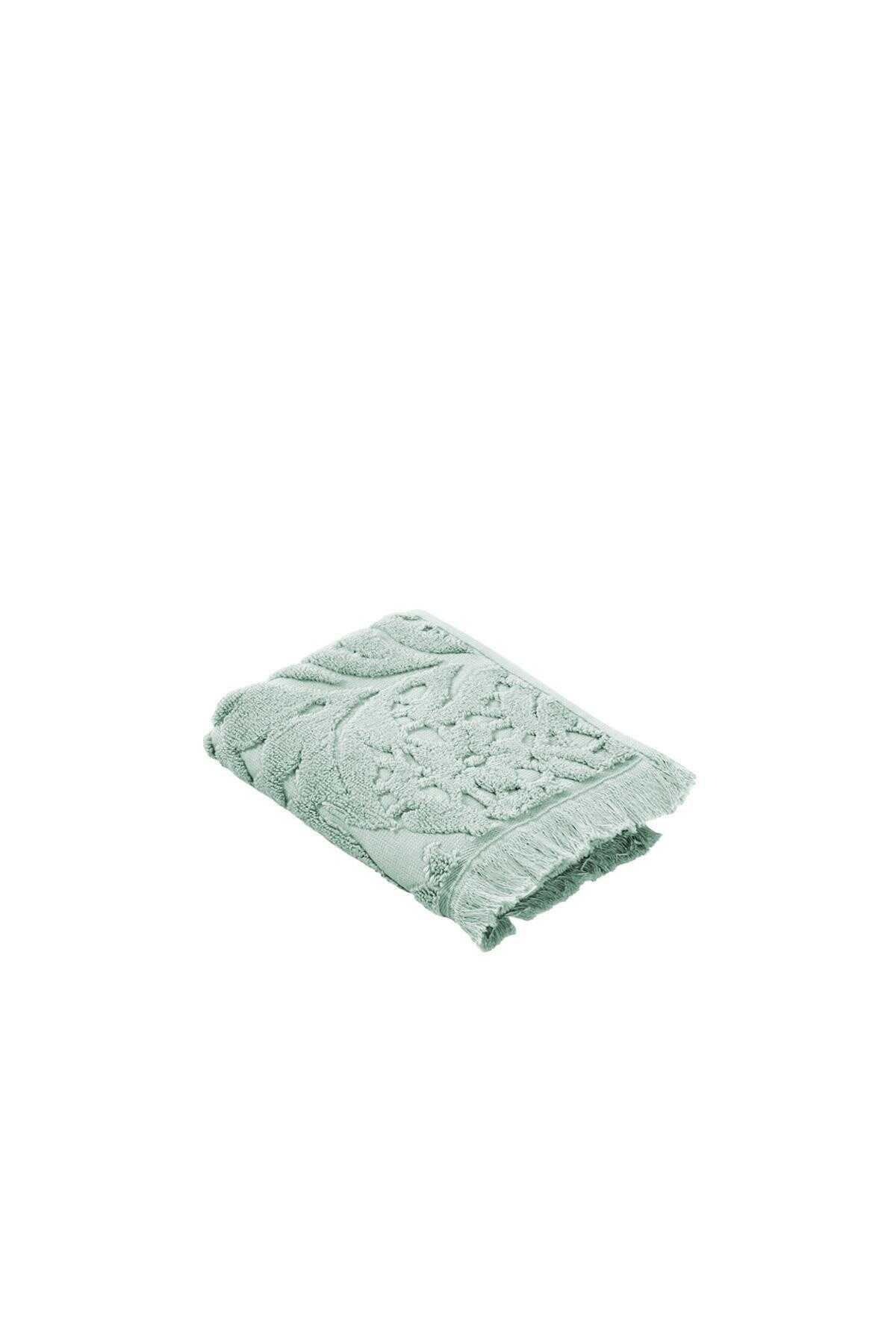 Green Black Elenora Cotton Hand Towel 30x50 cm